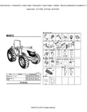 Kubota M4073DTH (36 SPEED) Tractor Parts Catalogue Manual (Publishing ID: BKIDK5364)
