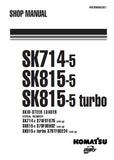 Komatsu SK714-5 Skid Steer Loader Service Repair Manual (SN: 37AF01876 and up)