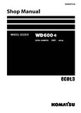 Komatsu WD600-6 Wheel Dozer Service Repair Manual (SN: 55001 and up)