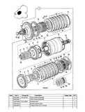 JCB 530S Telescopic Handlers (Loadall) Parts Catalogue Manual (Serial Number: 00768740-01016568)