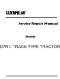 Caterpillar Cat D7R II TRACK-TYPE TRACTOR (Prefix AGN) Service Repair Manual (AGN01500 and up)