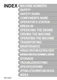 HITACHI ZAXIS 180-3 Class Hydraulic EXCAVATOR Operator manual SN: 010372 and up