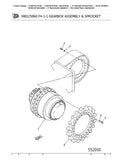 JCB JS240 TRACKED EXCAVATOR Parts Catalogue Manual (Serial Number: 00708501-00709199)