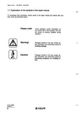 Krupp Hydraulic Hammers HM 2000/V Service Repair Manual