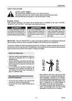 Takeuchi TB175 Compact Excavator Service Repair Manual (Serial No. 17510003 and up)