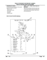 Takeuchi TB235 Mini Excavator Parts Catalogue Manual (SN: 123500001 and up)
