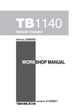 Takeuchi TB1140 Hydraulic Excavator Service Repair Manual (Serial No. 51400007 and up)