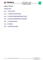Terex Gyro 4518 Telescopic handler Service Repair Manual