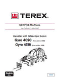 Terex Gyro 4020 Telescopic handler Service Repair Manual