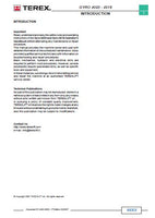 Terex Gyro 4020 Telescopic handler Service Repair Manual