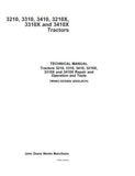 John Deere 3410X Tractor Service Repair Manual (tm4663)