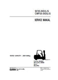 Clark SF20-30D/L/G Forklift Service Repair Manual #2