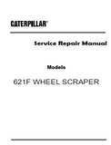 Caterpillar Cat 621F WHEEL SCRAPER (Prefix 5JK) Service Repair Manual (5JK00001 and up)