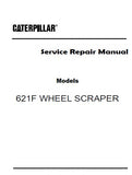 Caterpillar Cat 621F WHEEL TRACTOR (Prefix 8PL) Service Repair Manual (8PL00001 and up)