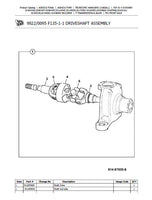 JCB 507.42 4 Telescopic Handlers (Loadall) Parts Catalogue Manual (Serial Number:  02433101-02436100)