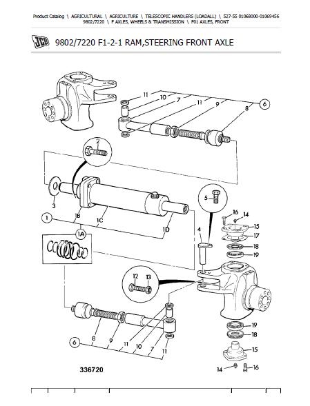 JCB 527-55 Telescopic Handlers (Loadall) Parts Catalogue Manual (Seria – FREESAMPLESERVICEMANUAL