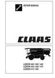 CLAAS LEXION 410 / 405 Combine (Type 452) Service Repair Manual