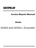 Caterpillar Cat 323D2 Excavator (Prefix JEX) Service Repair Manual (JEX00001 and up)