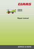 CLAAS LEXION 580 Combine (Type 586) Service Repair Manual