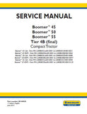 New Holland Boomer™ 50 Tier 4B (final), Cab Compact Tractor Service Repair Manual [LSM0B50Cxx0010001 - LSM0B50CEH0010080]