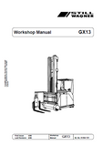Still Wagner GX13 Forklift Service Repair Manual