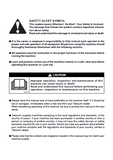 Takeuchi TB15FR Compact Excavator Operator manual