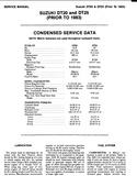 Suzuki Outboard DT8C, DT8C SAIL, DT9.9C, DT9.9C SAIL, DT9.9, DT16, DT20, DT25, DT25C Service Repair Manual