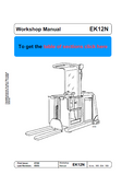 Still Wagner EK12N Forklift Service Repair Manual