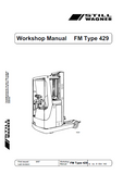 Still Wagner FM Type 429 Forklift Service Repair Manual
