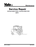 YALE (D879) GDC135VX LIFT TRUCK Service Repair Manual