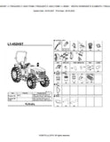 Kubota L1-452HST Tractor Parts Catalogue Manual (Publishing ID: BKIDK5380)