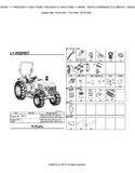 Kubota L1-552HST Tractor Parts Catalogue Manual (Publishing ID: BKIDK5381)