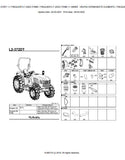 Kubota L2-372DT Tractor Parts Catalogue Manual (Publishing ID: BKIDK5371)