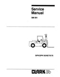 Clark GPH 60 Forklift Service Repair Manual
