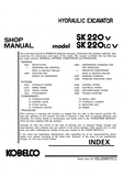 Kobelco SK200LC V Crawler Excavator Service Repair Manual (LQ03301 ～, LL02301 ～)
