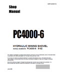 Komatsu PC4000-6 Hydraulic Mining Shovel Service Repair Manual (SN: 8152)