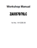 Hitachi ZAXIS 70LC Excavator Service Repair Manual