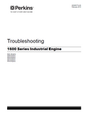 PERKINS 1600 SERIES INDUSTRIAL ENGINE ( XGE ) Service Repair Manual