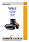 JCB VM166PD Smooth Drum Roller Service Repair Manual SN: 1800000
