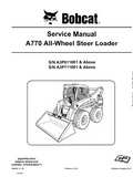 BOBCAT A770 ALL WHEEL STEER LOADER Service Repair Manual SN：A3P711001 and Above
