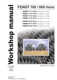 FENDT 817 VARIO TRACTOR Service Repair Manual