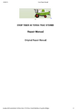 CLAAS CROP TIGER 40 WHEEL (Type 406) Combines Service Repair Manual