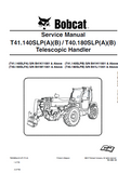 Bobcat T40.180SLPB Telescopic Handler Service Repair Manual S/N B41L11001 and Above