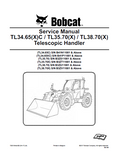 Bobcat TL38.70 Telescopic Handler Service Repair Manual S/N B3ZU11001 and Above