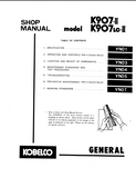 KOBELCO K907LC II HYDRAULIC EXCAVATOR Service Repair Manual SN: YQ-0101 and up