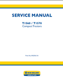 New Holland T1560 Tractor Service Repair Manual