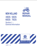 New Holland 5635 Tractor Service Repair Manual