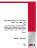 CASE IH FARMALL 105V with cab Tier 3 Tractor Service Repair Manual PIN ZBJF20562 and above