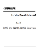 Caterpillar Cat 322C L 322CL Excavator (Prefix BKM) Service Repair Manual (BKM00001 and up)