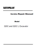 Caterpillar Cat 320C L Excavator (Prefix BER) Service Repair Manual (BER00001 and up)